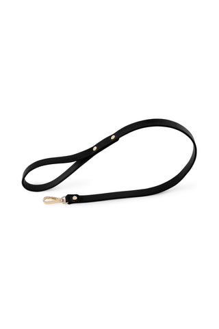 Leather Leash Black choker - Dr.Harness Lingerie & Leather - 1