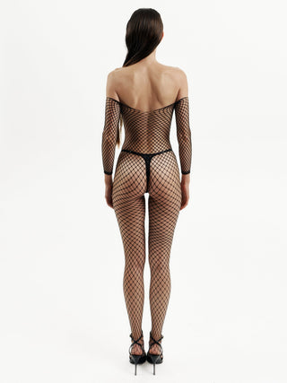 Fishnet Body Stocking "GLEAM" fishnets - Dr.Harness Lingerie & Leather - 2
