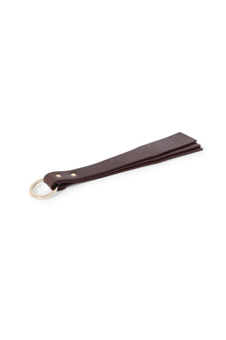 Leather Riding Crop "PEAK" Brown impact play - Dr.Harness Lingerie & Leather - 1