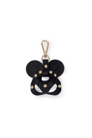 Mouse Mask Leather Charm Black leather accessories - Dr.Harness Lingerie & Leather - 1