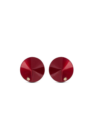 Nipple Pasties "STISKINI" Red leather accessories - Dr.Harness Lingerie & Leather - 1