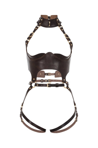Comfortable Leather Body Harness "FORGE" leather lingerie - Dr.Harness Lingerie & Leather - 6