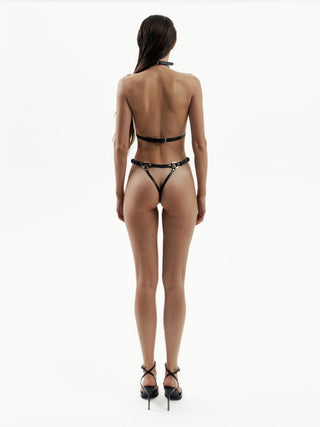Leather Body Harness "IMPACT" Black leather lingerie - Dr.Harness Lingerie & Leather - 2