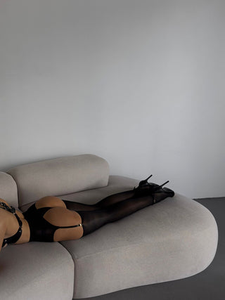 Belt with stockings "Juliet" - Dr.Harness - lingerie