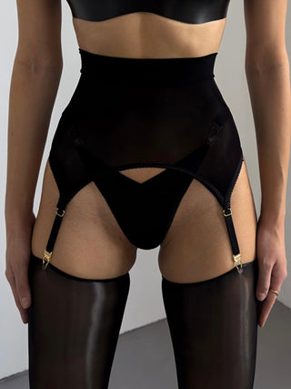 Belt with stockings "Juliet" - Dr.Harness - lingerie