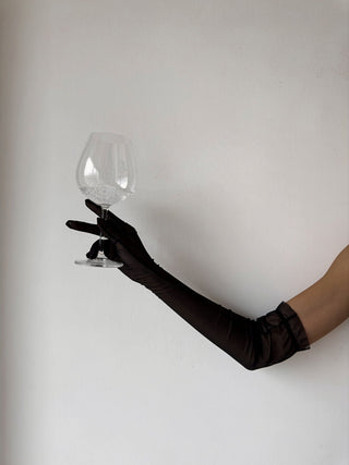 Mesh gloves black - Dr.Harness - lingerie