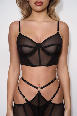 Midnight Serenade Lingerie Set - Dr.Harness - lingerie