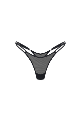 Thong Panties "LOTUS" lingerie - Dr.Harness Lingerie & Leather - 1