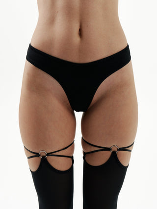 Thong Panties "NEBULA" lingerie - Dr.Harness Lingerie & Leather - 3
