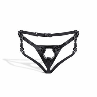 Leather belt for spicy games "Concord" - Dr.Harness - setbragarters