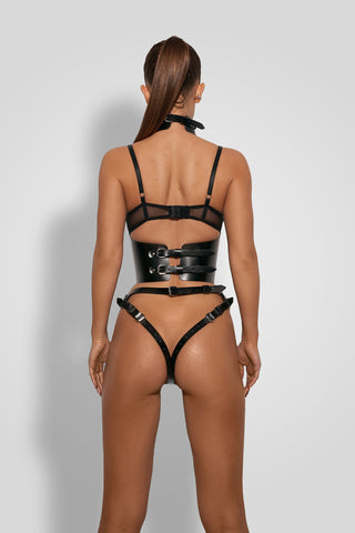 Leather Set "Margaret" - Dr.Harness - setbragarters