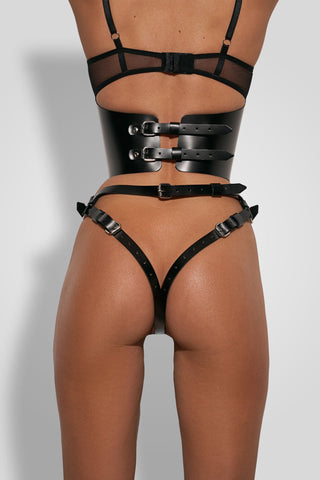 Leather Set "Margaret" - Dr.Harness - setbragarters