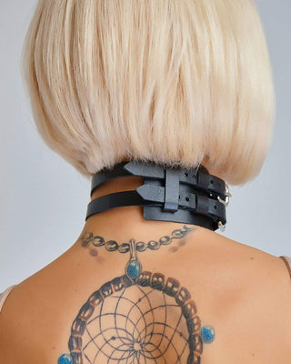 Leather choker "MyWay" - Dr.Harness - harness